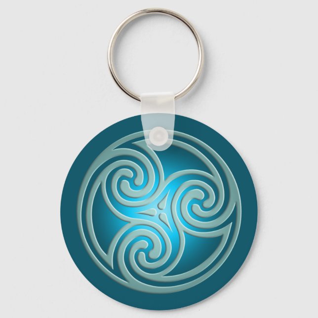 Porte-clés Triskelion Symbol CC0346 Keychain (Recto)
