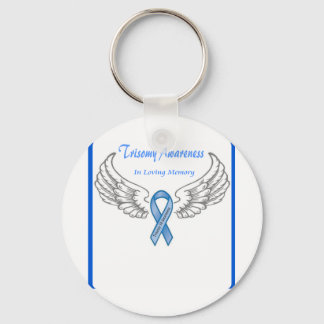 Porte-clés Trisomy 18 Personnalisable En Mémoire Amoureuse