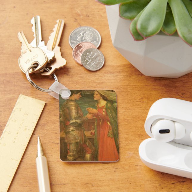 Porte-clés Tristan and Isolde by John William Waterhouse (Bureau)