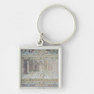 Porte-clés Triumph du christianisme, des salles de Raphael