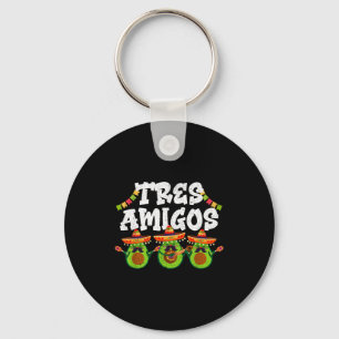 Porte-clés Trois amis avocats guac cinq mai fête