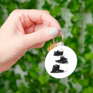 Porte-clés Trois Camions noirs