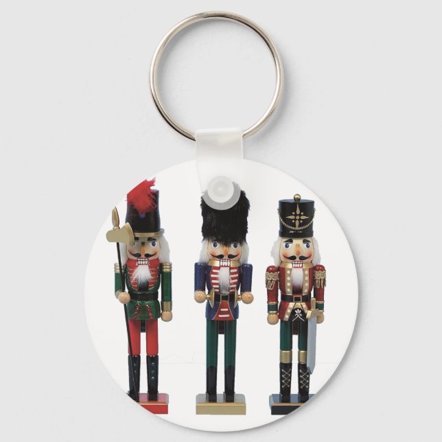 Porte-clés Trois Casse-Noisettes Traditionnels (Recto)