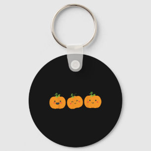 Porte-clés Trois citrouilles mignons pour enfants halloween e