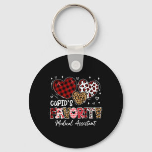 Porte-clés Trois Cœurs Favori de Cupidon Médical Istant Valen