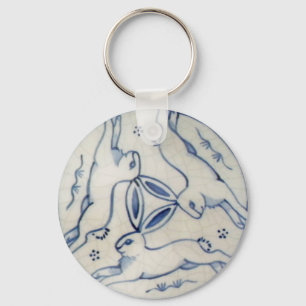 Porte-clés Trois lapins, conception ancienne sur Porte - clé