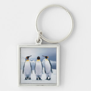 Porte-clés Trois le Roi pingouins