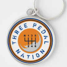 TROIS Porte - clé DE LA NATION PEDAL
