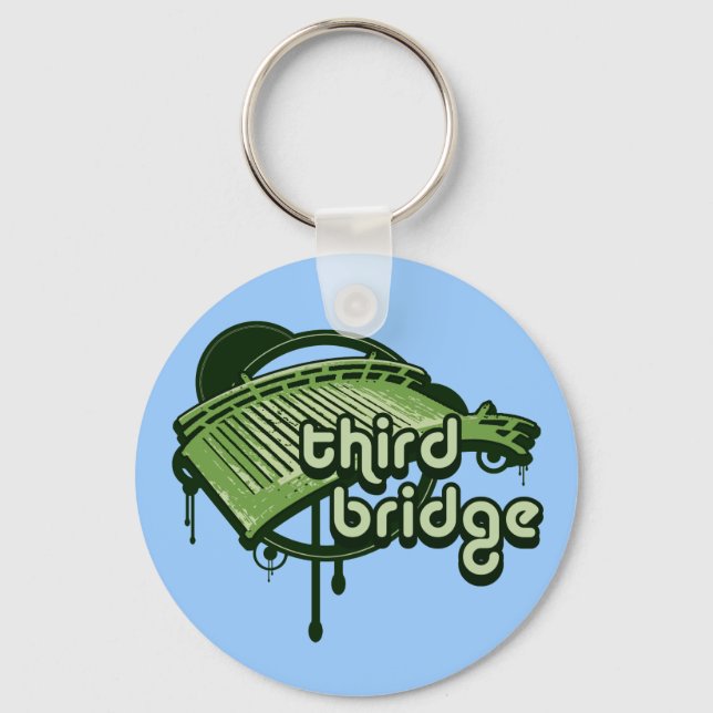 Porte-clés troisième pont. green&forest. (Recto)