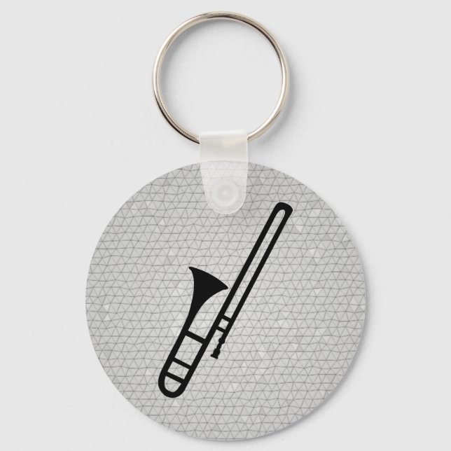 Porte-clés Trombone silhouette keychain (Recto)