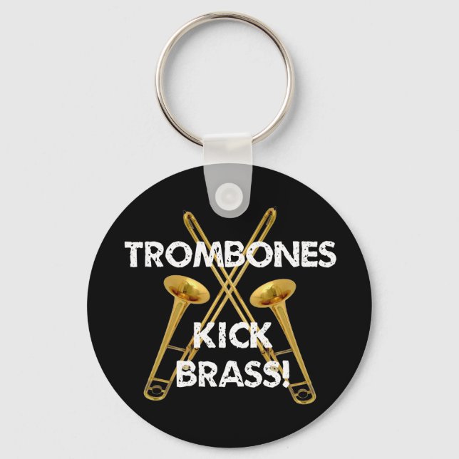Porte-clés Trombones Kick Brass ! (Recto)