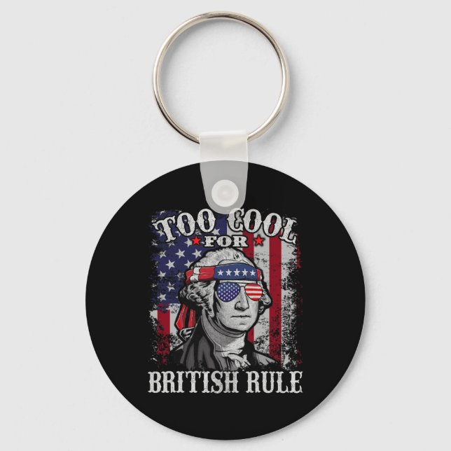 Porte-clés Trop Cool pour la domination britannique - Drapeau (Recto)