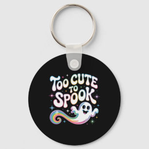 Porte-clés Trop Mignonne Pour Parler Ghost Drôle Halloween Di