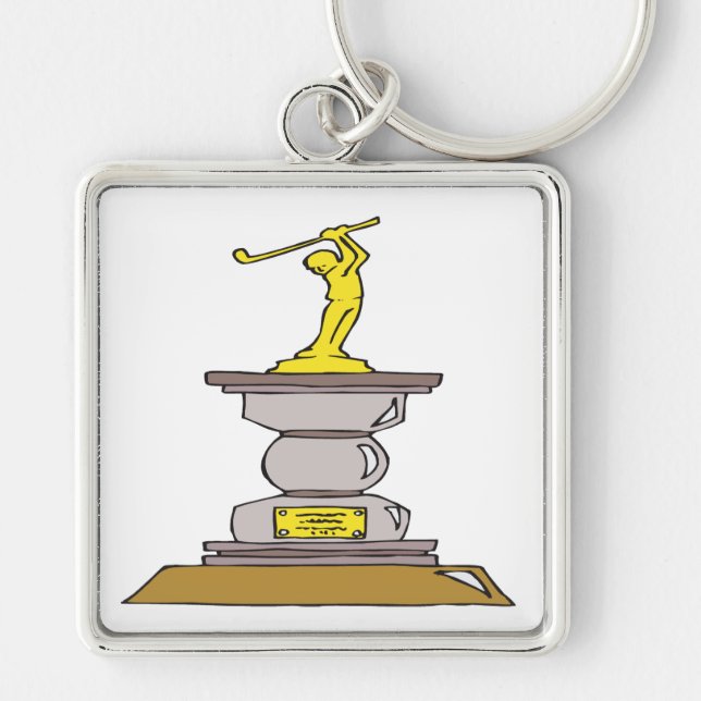Porte-clés Trophée de golf (Devant)