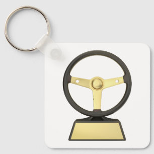 Porte-clés Trophée volant or