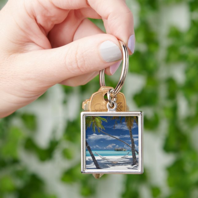 Porte-clés Tropical Beaches | Sandy Beach, Maldives (main)