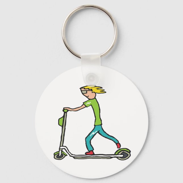 Porte-clés Trottinette électrique (Recto)