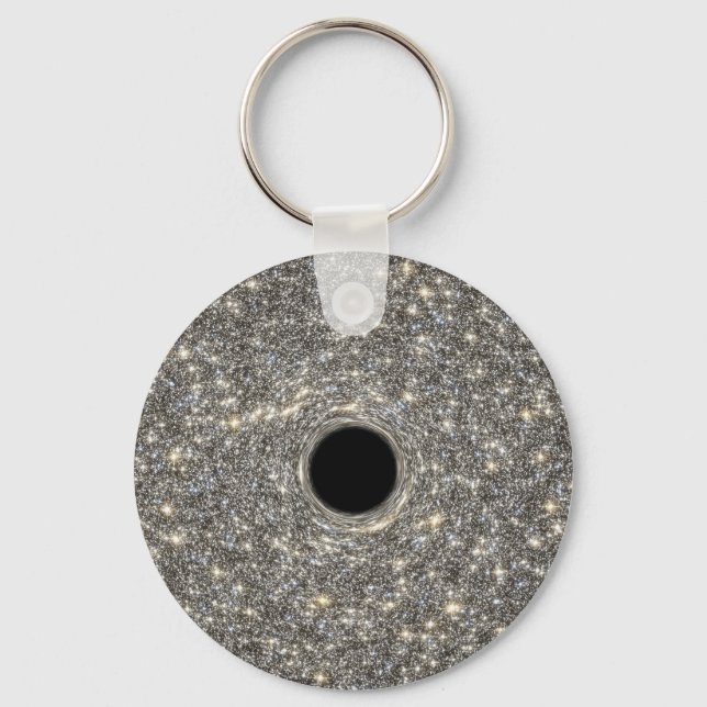 Porte-clés Trou Noir Supermassif Au Milieu D'Une Galaxie. (Recto)