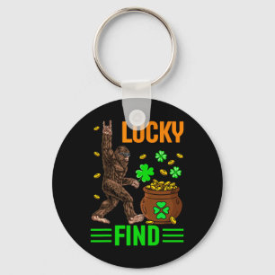 Porte-clés Trouve Chanceux Bigfoot Joyeux St Patricks Day T-s