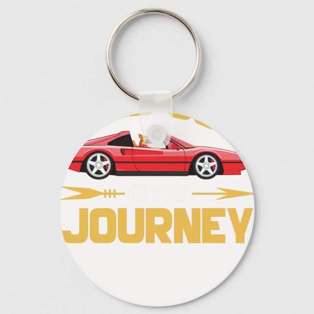 Porte-clés trouver de la joie dans le voyage (Recto)
