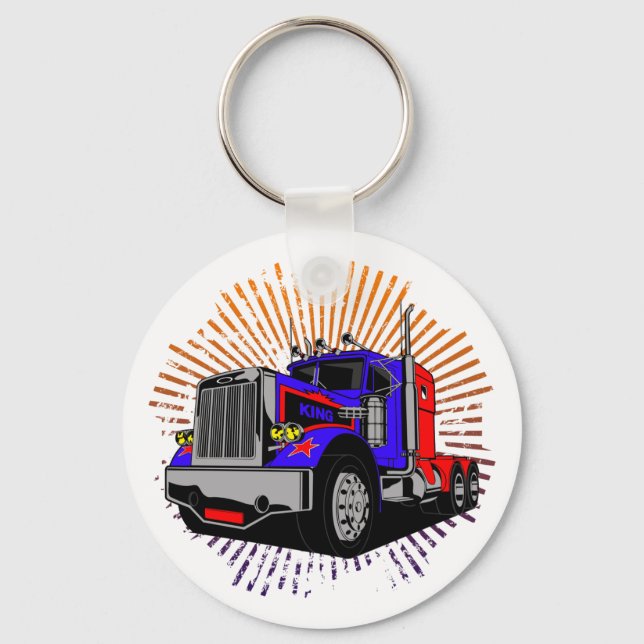 Porte-clés Trucker King (Recto)