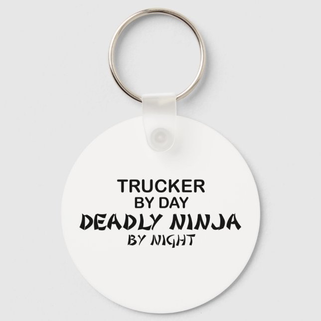 Porte-clés Trucker Mortel Ninja par nuit (Recto)