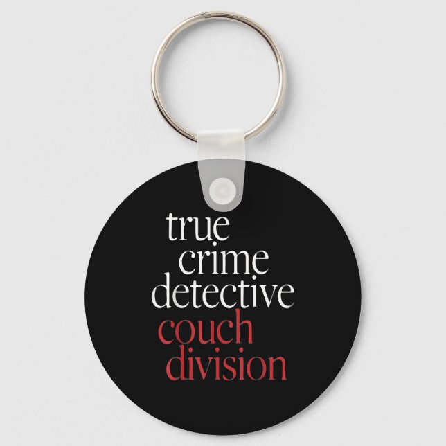 Porte-clés True Crime Detective Couch Di  (Recto)