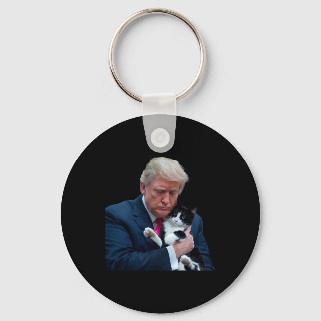 Porte-clés Trump 2024 Cat Mega Funny Trump Cat (Recto)
