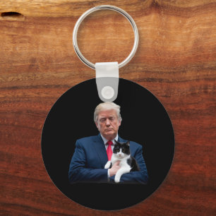 Porte-clés Trump 2024 Chat MAGA Drôle Trump Chat