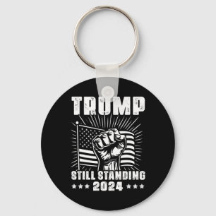 Porte-clés Trump 2024 Drapeau Américain Encore Debout Donald
