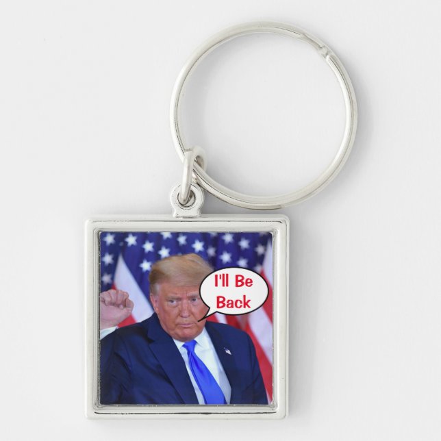 Porte-clés Trump 2024 Je serai de retour (Devant)