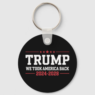 Porte-clés Trump 2024 Nous avons repris l'Amérique 47 États-U