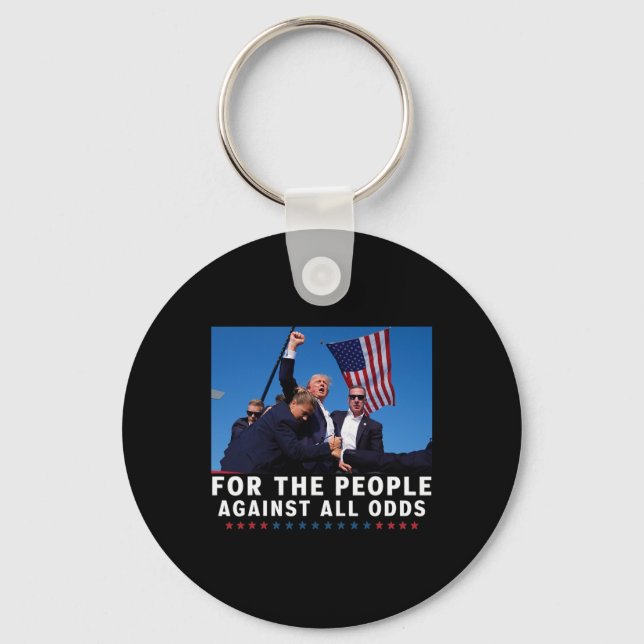 Porte-clés Trump 2024 Pour La Population (Recto)