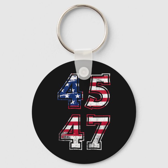 Porte-clés Trump 2024 pour le président (Recto)