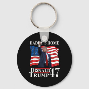 Porte-clés Trump 2024 Prenez l'Amérique Ck Daddy à la maison 