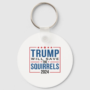 Porte-clés Trump 2024 Sauvez les écureuils Trump