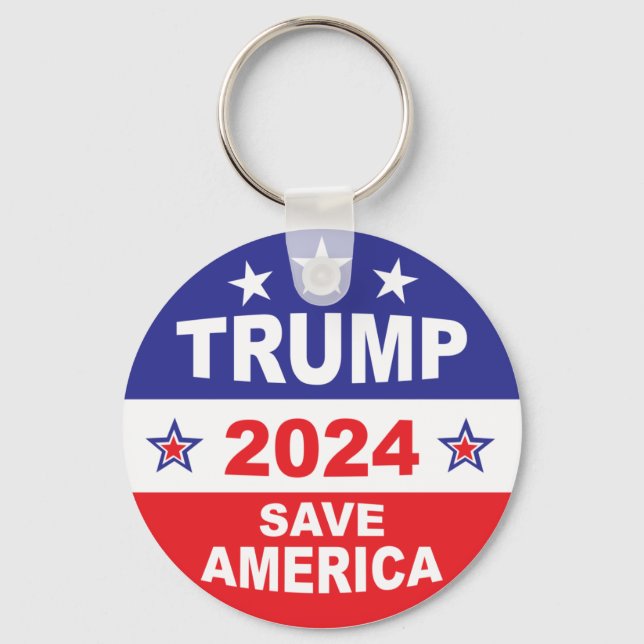 PORTE-CLÉS TRUMP 2024 SAVE AMERICA (Recto)