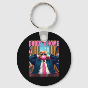 Porte-clés Trump 2024 Take America Ck Daddy's Home Pink Bubl
