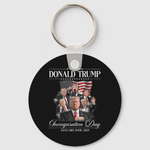 Porte-clés Trump 2025 47e Président Inauguration des États-Un