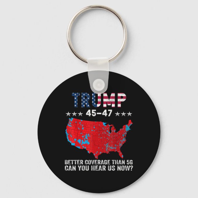 Porte-clés Trump 45 47 Meilleure couverture que la 5g Pouvez- (Recto)