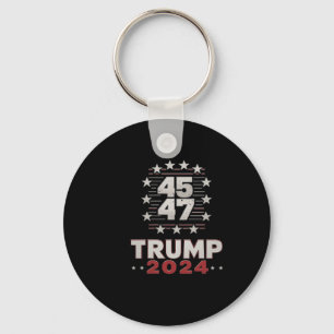 Porte-clés Trump 45 47 Vous avez encore manqué Trump 2024 Dra