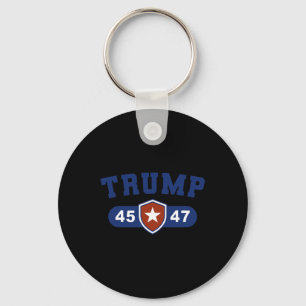 Porte-clés Trump 45 Et Trump 47 Grande Américain