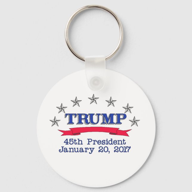 Porte-clés Trump 45e président (Recto)