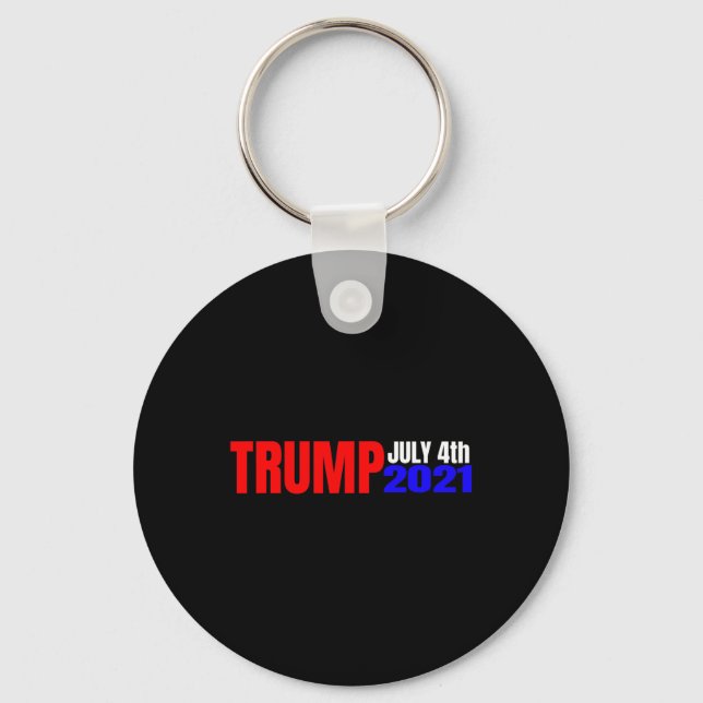 Porte-clés Trump 4 juillet 2021  (Recto)