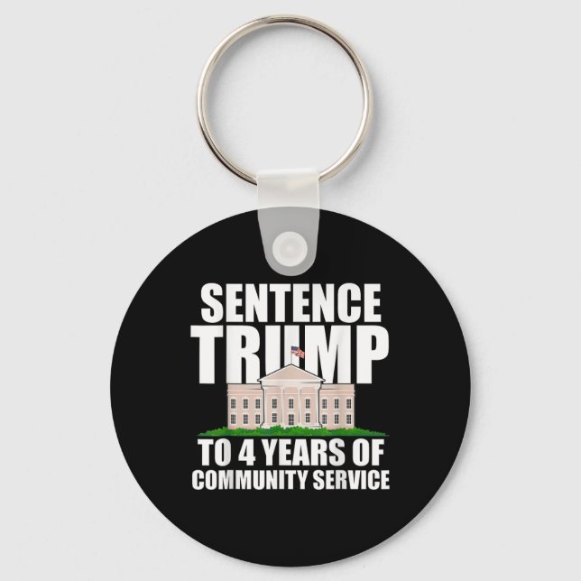 Porte-clés Trump À 4 Ans De Service Communautaire 2 (Recto)