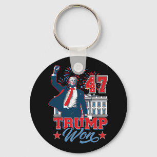 Porte-clés Trump A Gagné 2024 Pour Remporter Le 47ème De La M