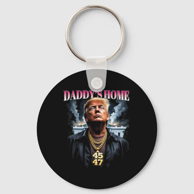 Porte-clés Trump à la maison de papa (Recto)