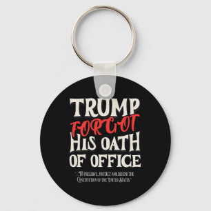 Porte-clés Trump a oublié le serment d'office a juré la Const