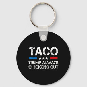Porte-clés Trump abandonne toujours les tacos commerce drôle