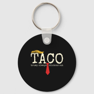 Porte-clés Trump abandonne toujours Let's Go Taco Drôle 13